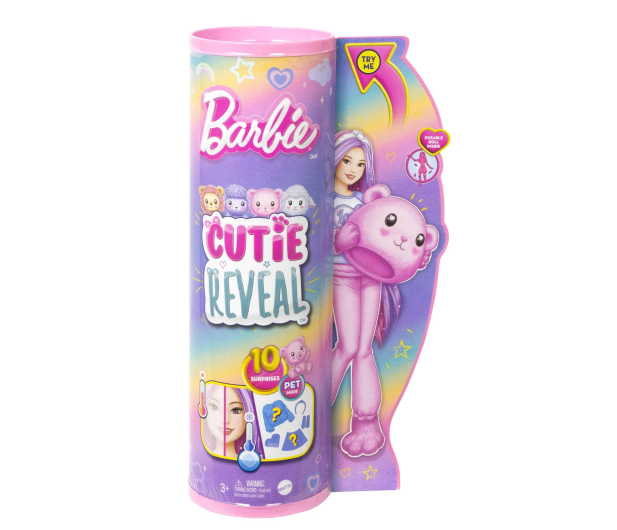 Barbie Cutie Reveal Lalka Miś Seria Słodkie stylizacje - 1163981 - zdjęcie 3